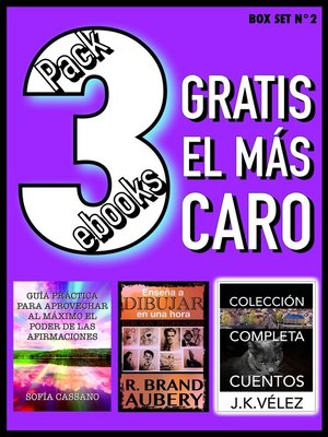 cover image of Pack 3 ebooks, Gratis el más caro. Box Set nº2
